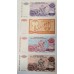 CROATIA 1993 - 1994 . ONE THOUSAND 1,000 - FIFTY BILLION 50,000,000,000 DINARA BANKNOTES . SPECIMEN